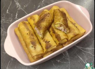 Начинка для блинов сырно-ветчинная