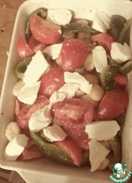 Ньокки, запечённые с помидорами и моцареллой