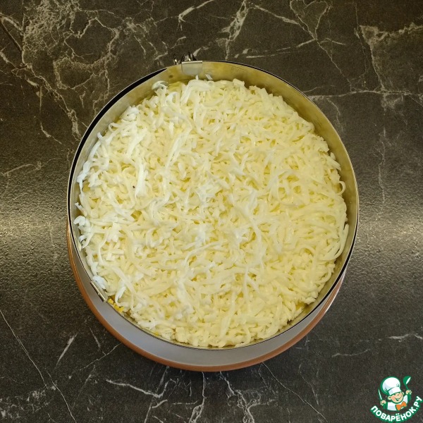 Салат &laquo;Грузди под сугробом&raquo;