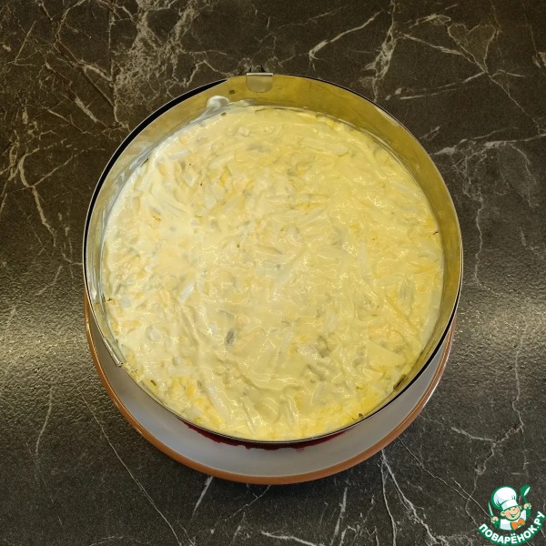 Салат &laquo;Грузди под сугробом&raquo;