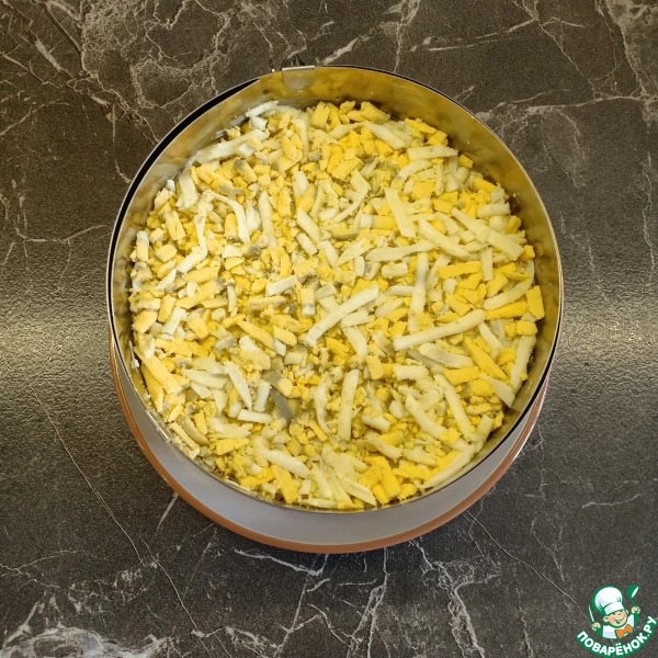 Салат &laquo;Грузди под сугробом&raquo;