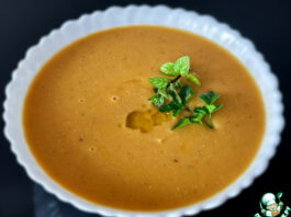 Суп пюре из чечевицы