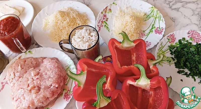 Фаршированные перцы по-итальянски
