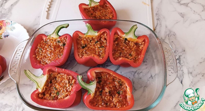 Фаршированные перцы по-итальянски