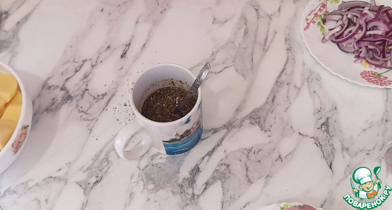 Курица с картошкой по-гречески