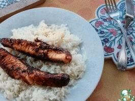 Лосось в масле из кочудяна