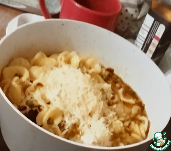 Марокканский тажин с артишоками, маслинами, горошком