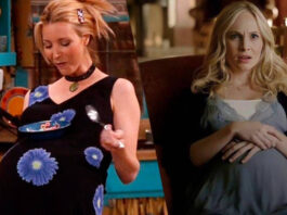 Они забеременели во время съемок и это включили в сюжет