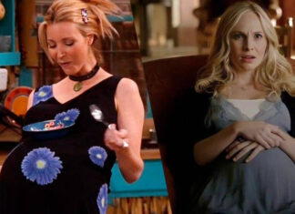 Они забеременели во время съемок и это включили в сюжет