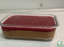 Паштет из индюшиной печени с брусничным желе