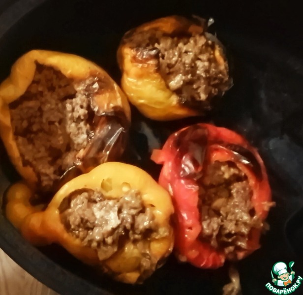 Пиментос релленос. Перцы с фаршем