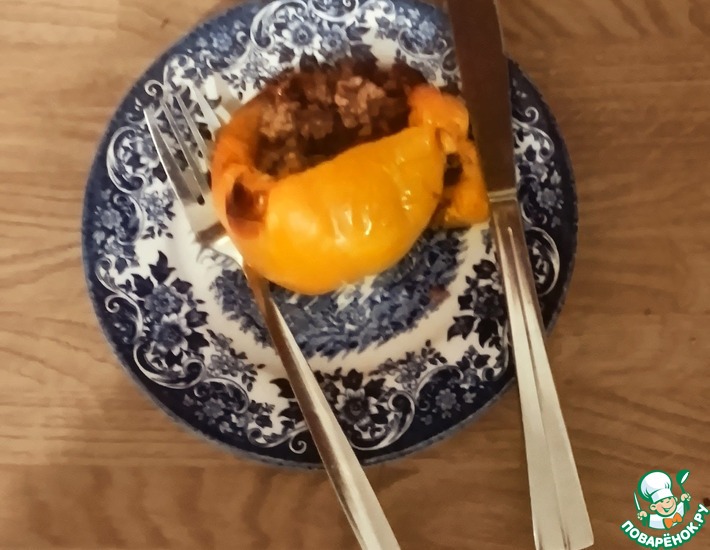 Пиментос релленос. Перцы с фаршем