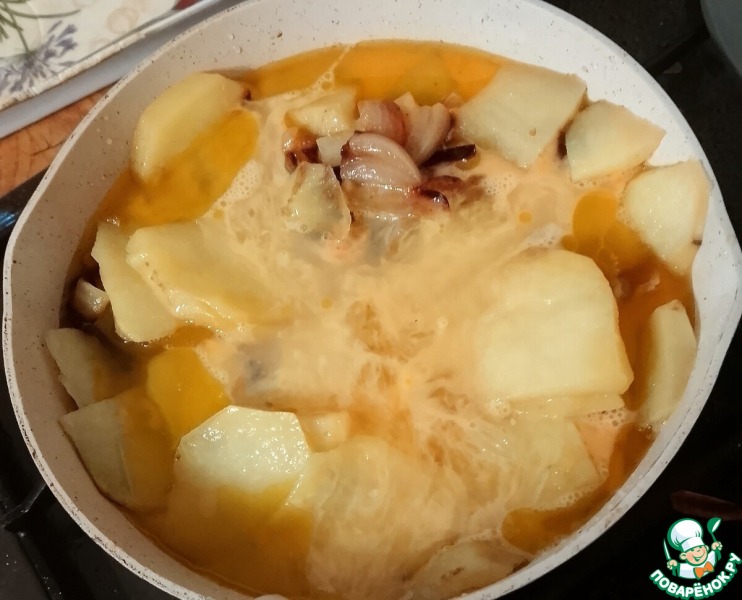 Пирог из теста фило со шпинатом