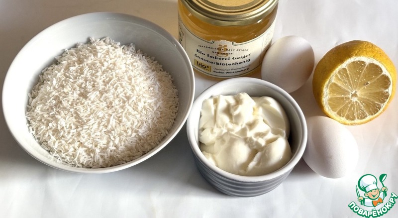 Пирожные "Кокосовые ломтики"