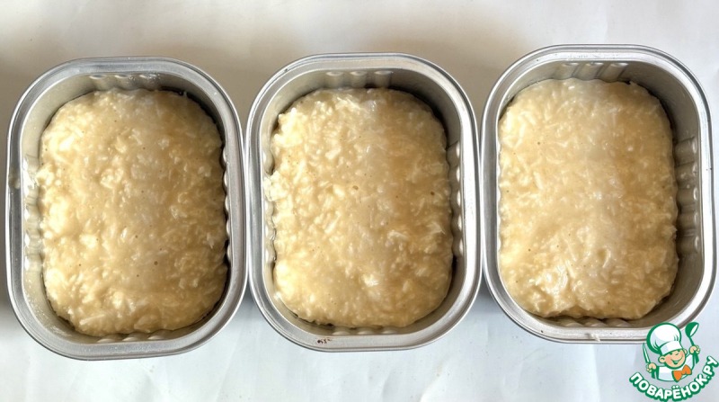 Пирожные "Кокосовые ломтики"