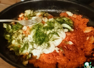 Решти из корнеплодов. Нут. Салат. Айоли