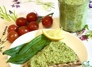 Соус из черемши и семян