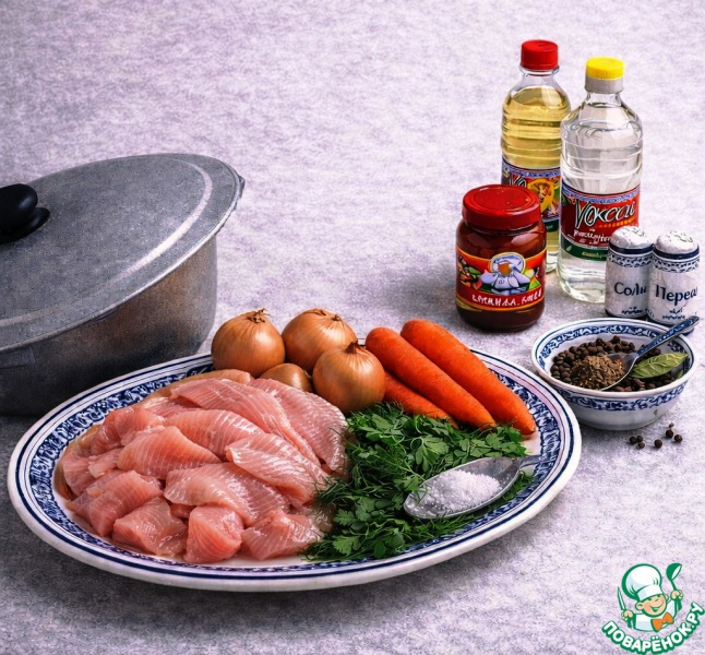 Тилапия маринованая &mdash; рыбу не жарим, только тушим в маринаде