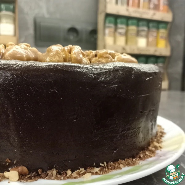 Торт &laquo;Черемуховый&raquo; с черносливом и орехами