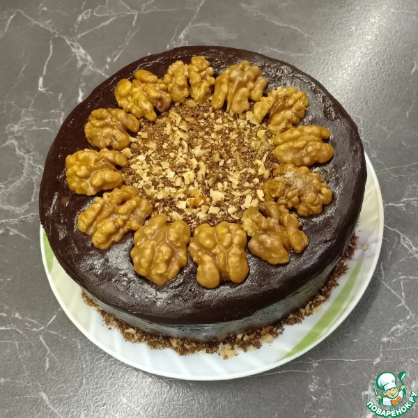 Торт &laquo;Черемуховый&raquo; с черносливом и орехами