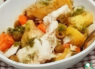 Треска с клементинами, картофелем и фенхелем