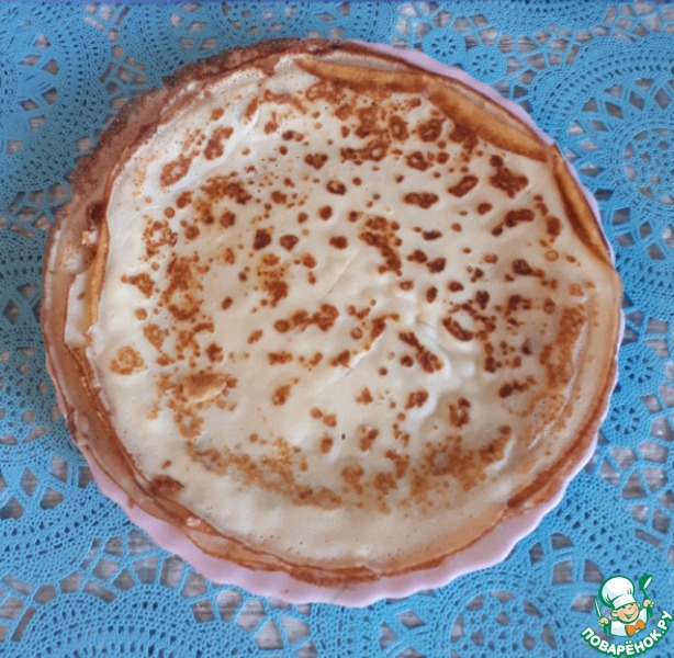 Творожные блинчики без муки