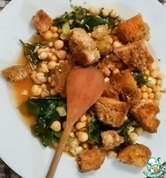 Лаблаби с нутом и шпинатом