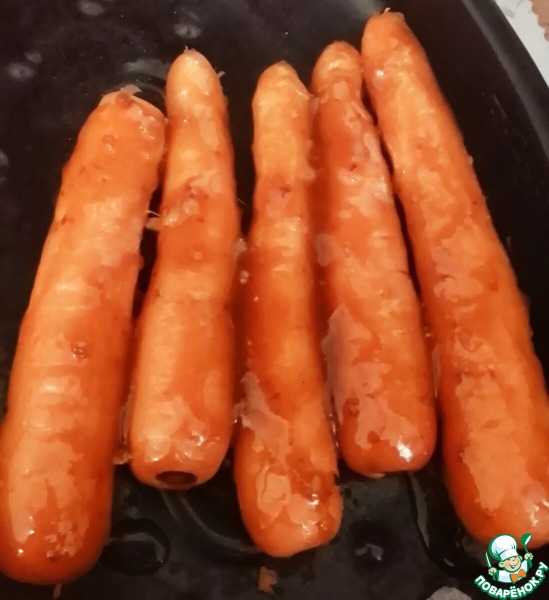 Морковь с харисой и лабне с манго