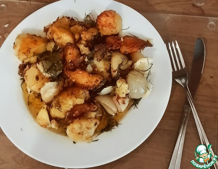 Запеченый картофель с рас-эль-ханут