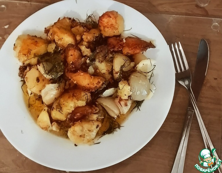 Запеченый картофель с рас-эль-ханут