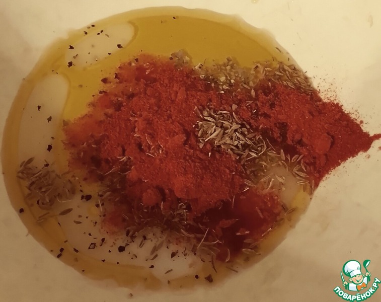 Запеканка из курицы, пасты и нута