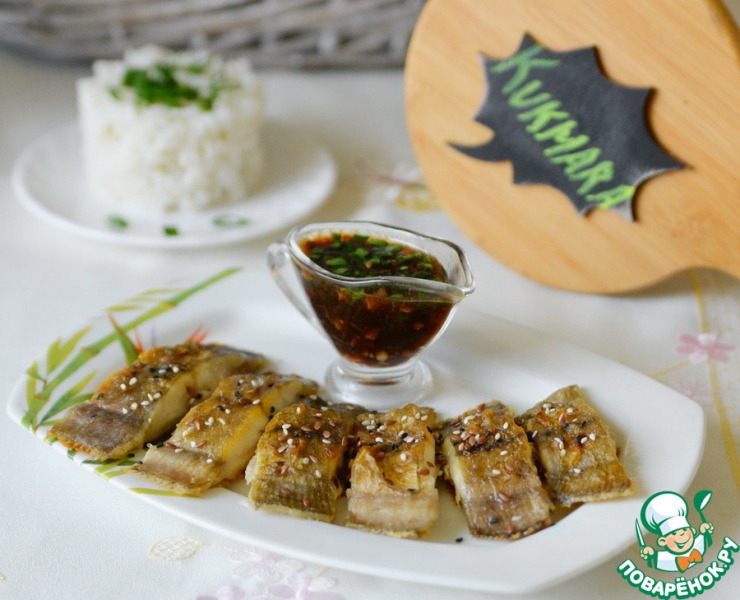 Камбала жареная по-корейски