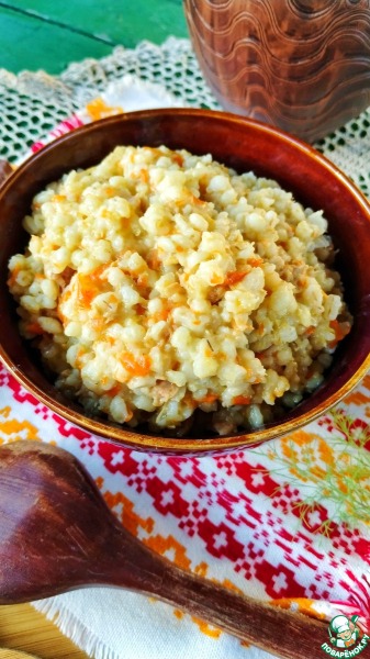 Каша перловая с тушенкой