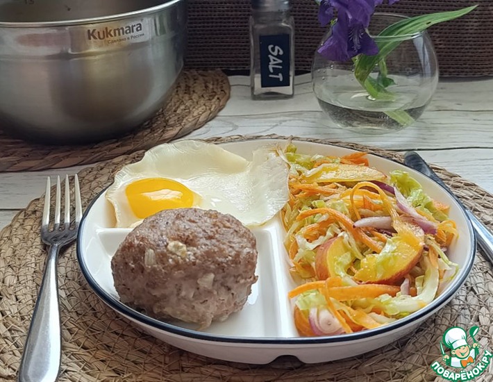 Мясные запечённые гречаники