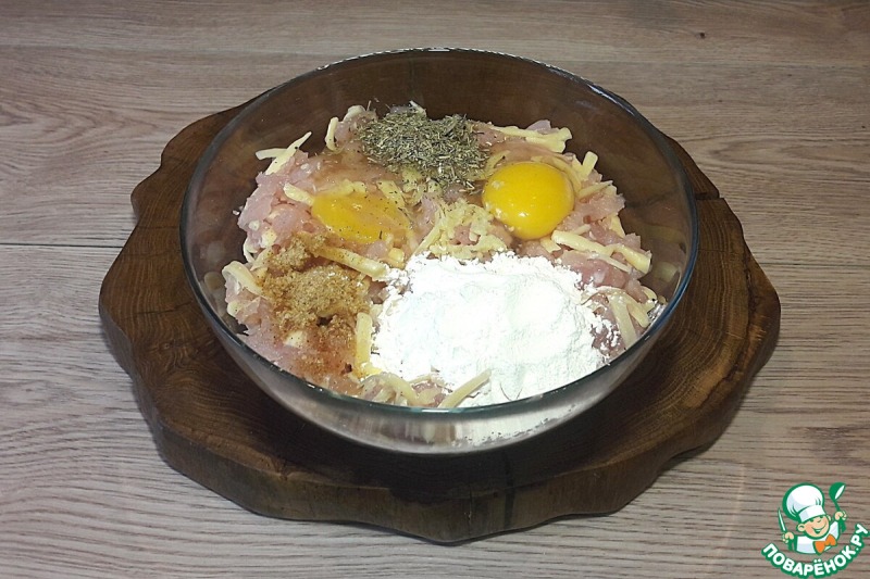 Рубленные котлеты из куриной грудки
