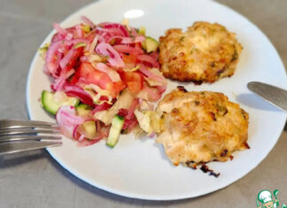 Рубленные куриные котлеты с сыром и зеленью