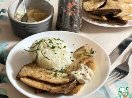 Жареные королевские вешенки