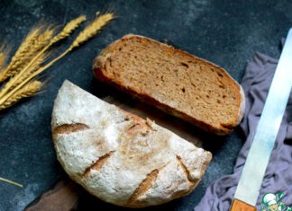 Цельнозерновой картофельный хлеб на ржаной закваске