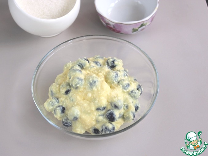 Хрустящие конвертики с голубикой