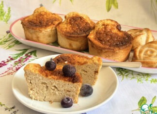 Кексики из банана и отрубей