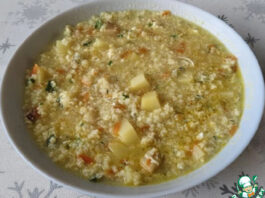 Кулеш на копчёном сале