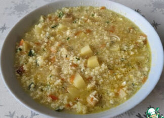 Кулеш на копчёном сале