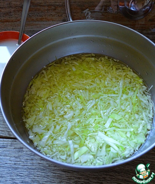Ленивые голубцы с грибами