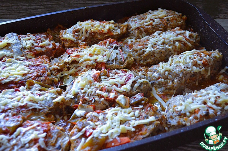 Ленивые голубцы с грибами
