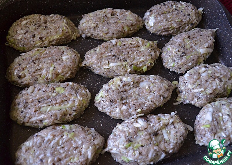 Ленивые голубцы с грибами