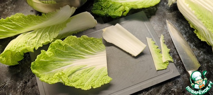 Ленивые голубцы с пекинской капустой