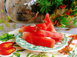 Маринованный арбуз на закуску