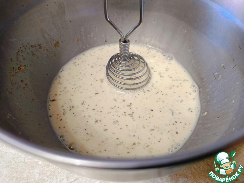 Пирог-гармошка из лаваша с овощами