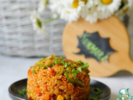 Рис с уткой по-Гавайски