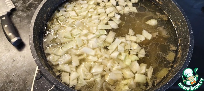 Суп с бараниной "по-шотландски"